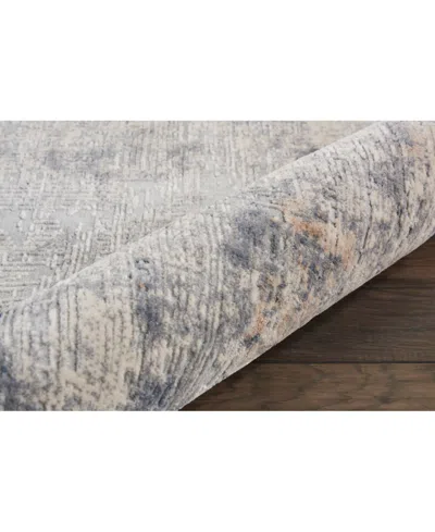 Nourison Home Rustic Textures Rus01 Gray And Beige 3'11" X 5'11" Area Rug