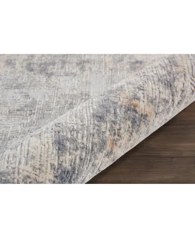 Nourison Home Rustic Textures Rus01 Gray And Beige 7'10" X 10'6" Area Rug