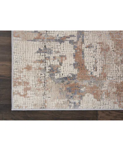 Nourison Home Rustic Textures Rus06 Beige And Gray 7'10" X 10'6" Area Rug In Multi