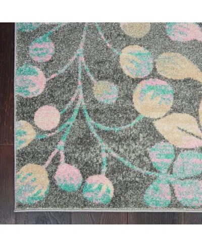 Long Street Looms Peace Pea03 Gray 5'3" X 7'3" Area Rug