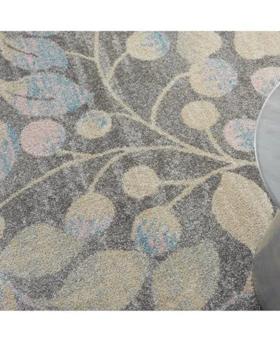 Long Street Looms Peace Pea03 Gray 5'3" X 7'3" Area Rug