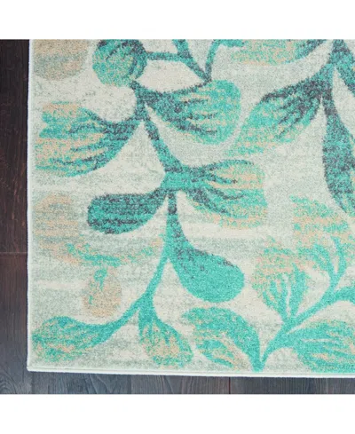 Long Street Looms Peace Pea03 Ivory 5'3" X 7'3" Area Rug