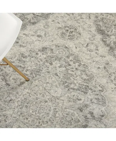 Long Street Looms Peace Pea05 Ivory 5'3" X 7'3" Area Rug