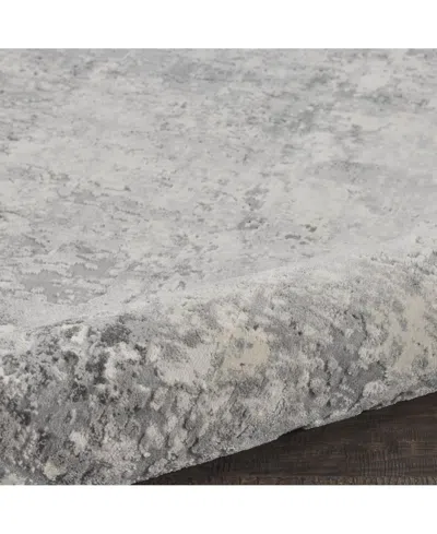Nourison Home Rustic Textures Rus07 Gray And Beige 7'10" X 10'6" Area Rug