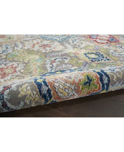 Nourison Home Ankara Global Anr12 Gray And Multi 5'3" X 7'6" Area Rug