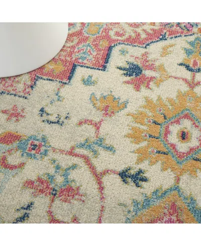 Long Street Looms Zeal Zea25 Ivory 3'9" X 5'9" Area Rug