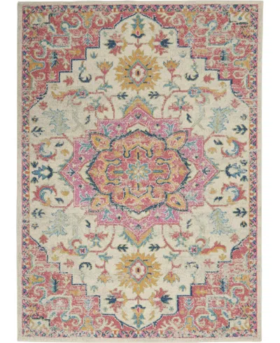Long Street Looms Zeal Zea25 Ivory 5'3" X 7'3" Area Rug