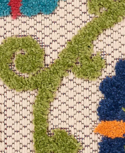 Nourison Home Aloha Alh19 7' X 10' Outdoor Area Rug In Multi