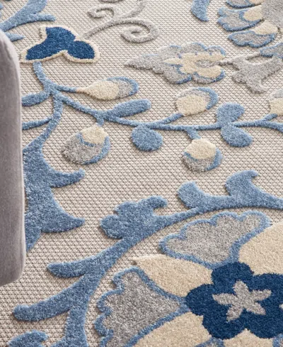 Nourison Home Aloha Alh17 7' X 10' Outdoor Area Rug In Multi