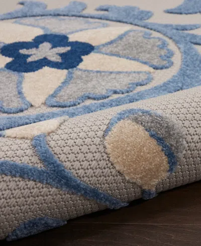 Nourison Home Aloha Alh17 7' X 10' Outdoor Area Rug In Multi