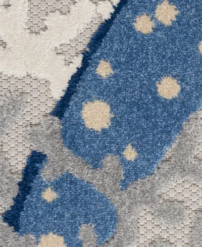 Nourison Home Aloha Alh24 7' X 10' Outdoor Area Rug In Multi