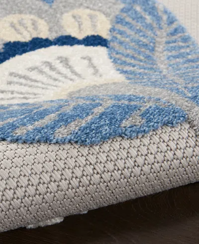 Nourison Home Aloha Alh25 7' X 10' Outdoor Area Rug In Multi