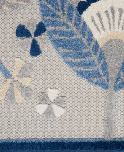 Nourison Home Aloha Alh25 7' X 10' Outdoor Area Rug In Multi