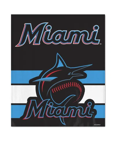 Wincraft Miami Marlins Ultra Plush 50" X 60" Throw Blanket In Multi