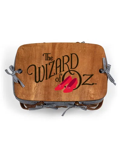 Picnic Time Wizard Of oz Kansas Hand-woven Picnic Basket