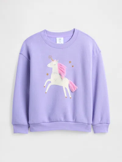 Gap Factory Babygap Graphic Sweatshirt In Purple