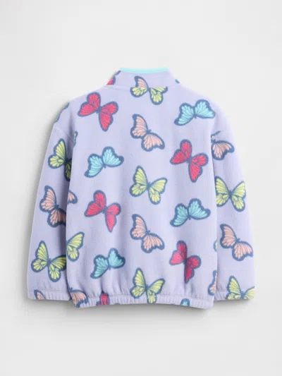 Gap Factory Babygap Fleece Zip Sweatshirt In Purple