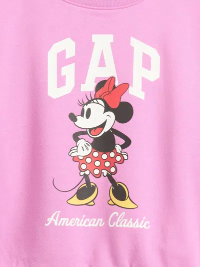 Gap Factory Gapkids × Disney Oversized Wedge Logo Sweatshirt In Pink