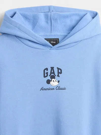 Gap Factory Gapkids × Disney Mickey Mouse Relaxed Logo Hoodie In Blue