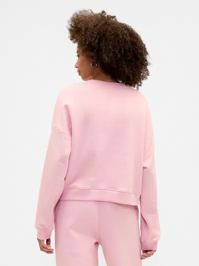 Gap Factory Oversized Wedge Gap Logo Sweatshirt In Pink