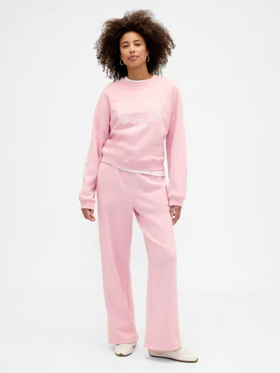 Gap Factory Oversized Wedge Gap Logo Sweatshirt In Pink