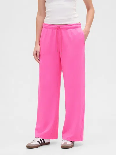 Gap Factory Relaxed Straight-leg Sweatpants In Pink