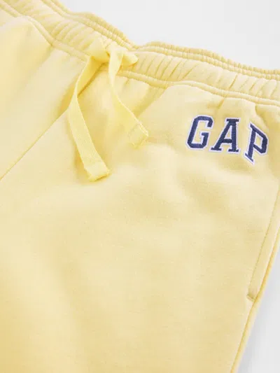 Gap Factory Kids Relaxed Gap Logo Joggers In Yellow