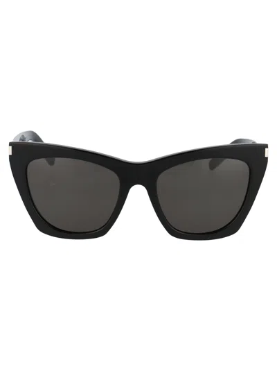 Saint Laurent Sl 214 Kate Sunglasses In Black