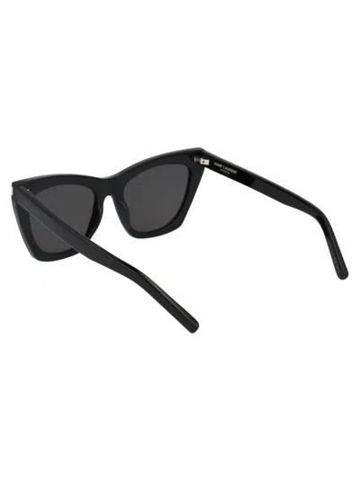 Saint Laurent Sl 214 Kate Sunglasses In Black