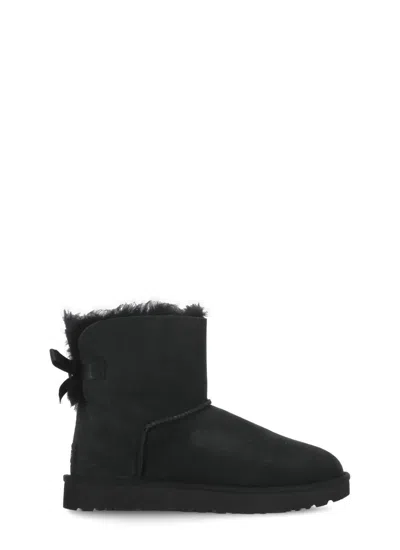 Ugg Mini Bailey Bow Ii Boots In Black