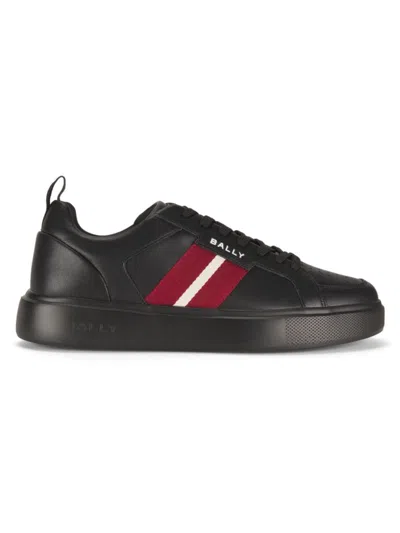 Bally Bennys Leather Sneaker In Black