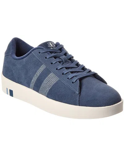 Ben Sherman Boxwell Suede Sneaker In Blue