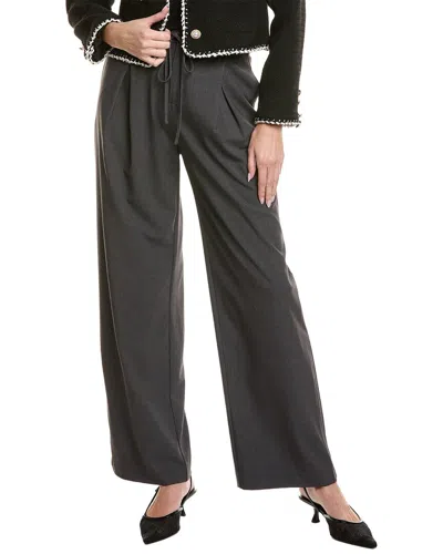 Ellen Tracy Wide Leg Pant In Gray