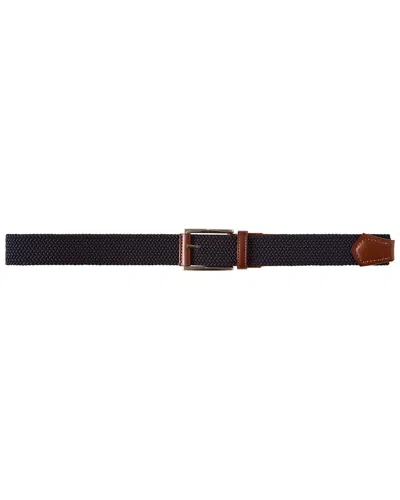 Robert Talbott Stretch Nylon Garfield Belt In Blue
