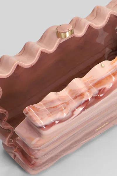 Cult Gaia Paloma Clutch In Rose-pink Acrylic In Pink