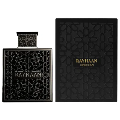 Rayhaan Men's Obsidian Edp Spray 3.3 oz Fragrances 6297001571323