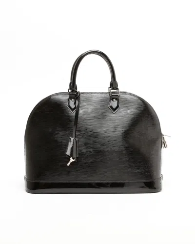 Pre-owned Louis Vuitton Electric Alma Gm Bag In Black