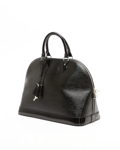 Pre-owned Louis Vuitton Electric Alma Gm Bag In Black