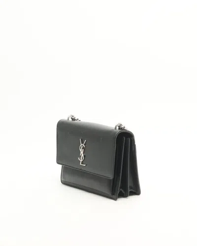 Saint Laurent Medium Sunset Bag In Black