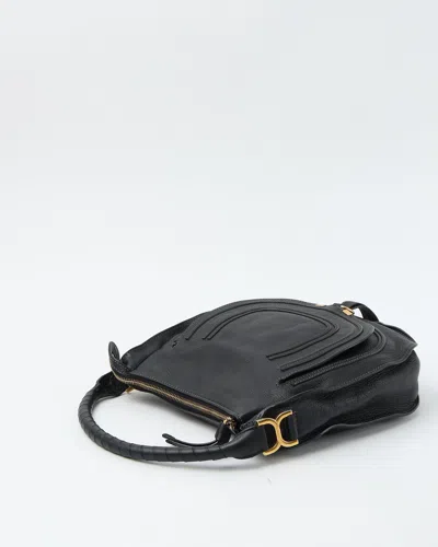Chloé Medium Marcie Hobo Bag In Black
