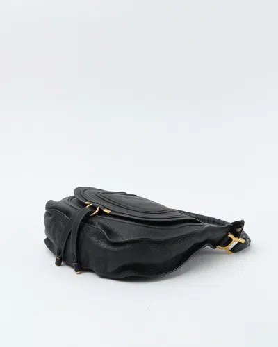 Chloé Medium Marcie Hobo Bag In Black
