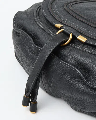 Chloé Medium Marcie Hobo Bag In Black