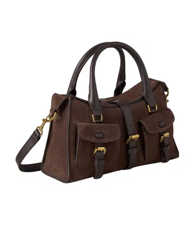 Mulberry Small Suede Roxanne Top-handle Bag In Pattern