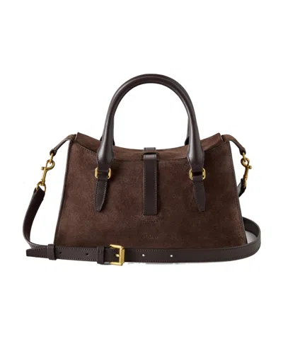 Mulberry Small Suede Roxanne Top-handle Bag In Pattern