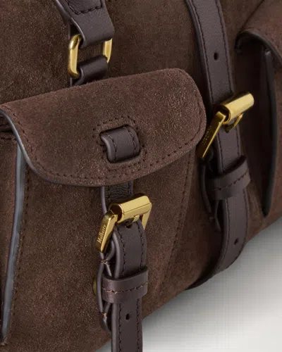 Mulberry Small Suede Roxanne Top-handle Bag In Pattern
