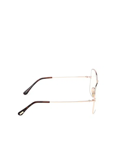 Tom Ford Eyewear Square Frame Glasses In Gold