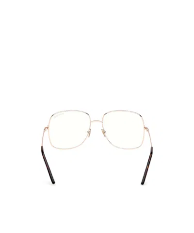 Tom Ford Eyewear Square Frame Glasses In Gold