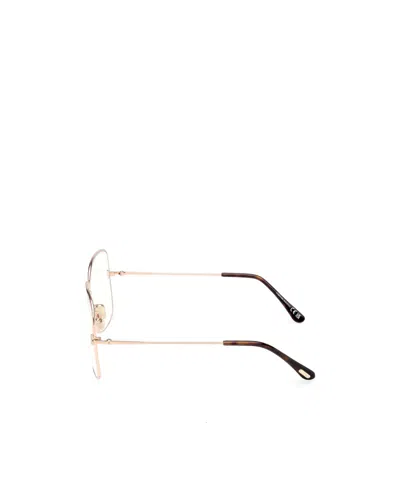 Tom Ford Eyewear Square Frame Glasses In Gold
