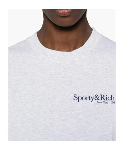 Sporty And Rich Short-sleeved T-shirt In White