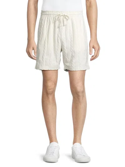 Rails Men's Nova Textured Shorts In White